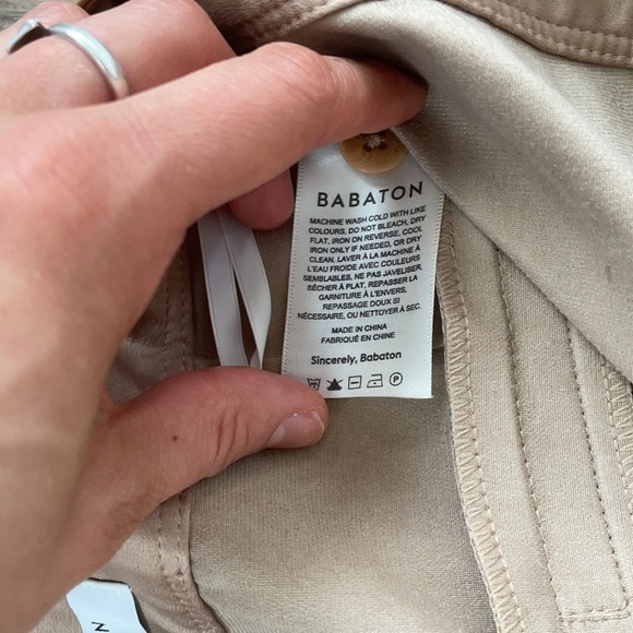 Babaton faux leather stretch pants size 4 - Picture 4 of 5